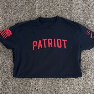 Grunt Style Patriot Tee - Navy and Red